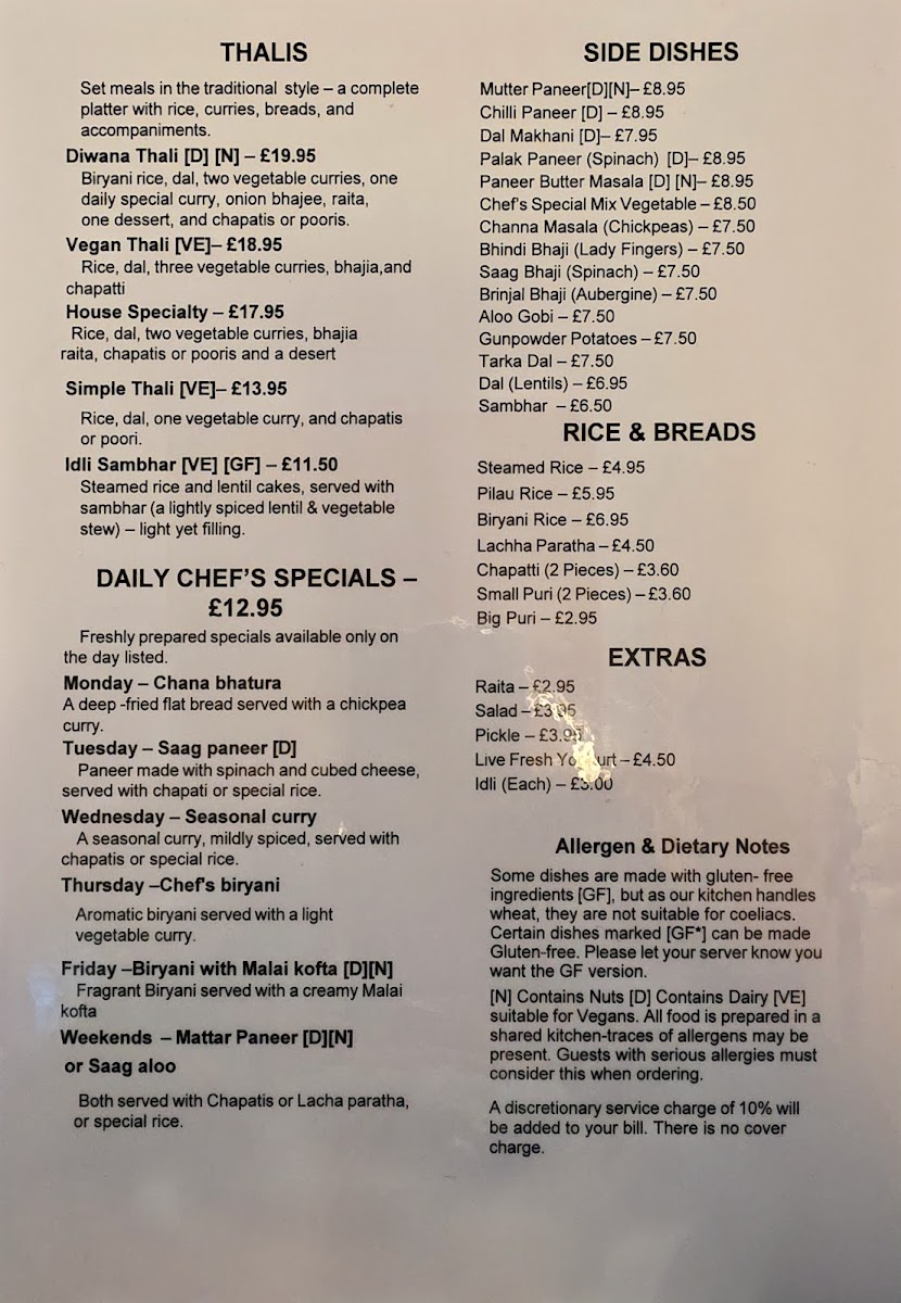 Menu Diwana Bhel Poori House-2